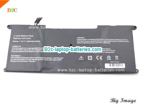  image 2 for ZenBook UX21E Series Battery, Laptop Batteries For ASUS ZenBook UX21E Series Laptop