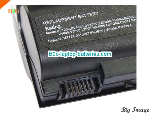  image 3 for Paviliondv4000-pr496av Battery, Laptop Batteries For HP Paviliondv4000-pr496av Laptop