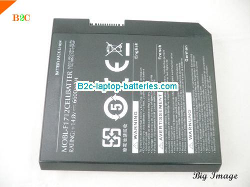  image 3 for Genuine / Original  laptop battery for Dell Alienware M17x MOBL-F1712CACCESBATT  Black, 6600mAh 14.8V