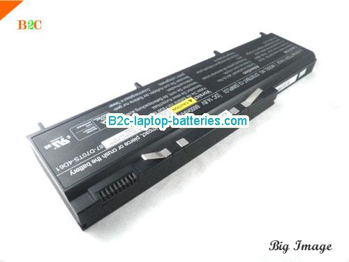  image 3 for Genuine / Original  laptop battery for SAGER PortaNote D700T PortaNote D750W Series  Black, 6600mAh 14.8V