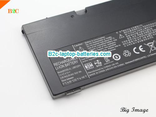  image 3 for LBB722FH Battery, $Coming soon!, LG LBB722FH batteries Li-ion 7.4V 2650mAh, 19.61Wh , 2.65Ah Black