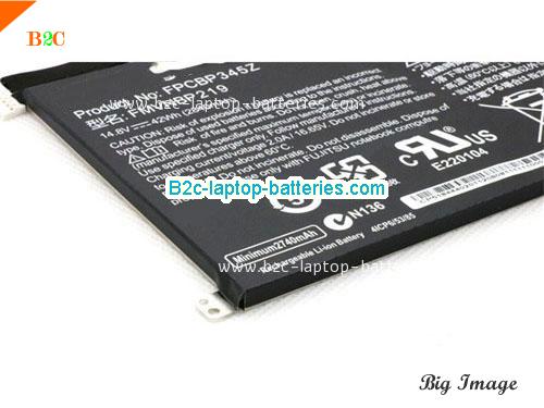  image 3 for FPB0280 Battery, $52.17, FUJITSU FPB0280 batteries Li-ion 14.8V 2840mAh, 42Wh  Black