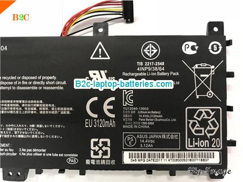  image 3 for A451LN Battery, Laptop Batteries For ASUS A451LN Laptop