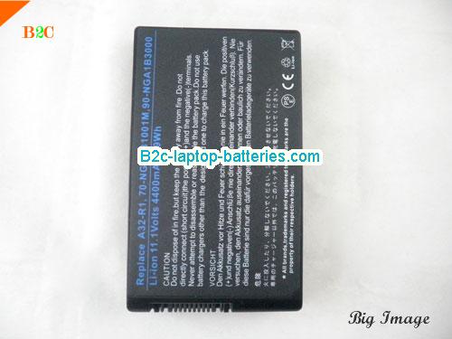  image 3 for ASUS A32-R1, 70-NGA1B1001M, 90-NGA1B3000 Replacement laptop battery, 4400mah, 6 cells, Li-ion Rechargeable Battery Packs