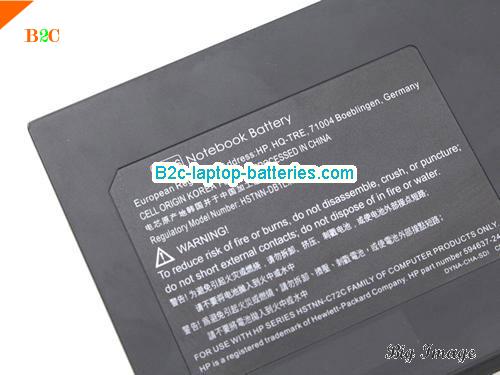  image 3 for HSTNNC72C Battery, $Coming soon!, HP HSTNNC72C batteries Li-ion 11.1V 62Wh Black
