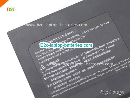  image 3 for 594637-241 Battery, $Coming soon!, HP 594637-241 batteries Li-ion 11.1V 62Wh Black