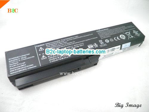  image 3 for SQU-804 Battery, $Coming soon!, LG SQU-804 batteries Li-ion 11.1V 5200mAh, 57Wh  Black