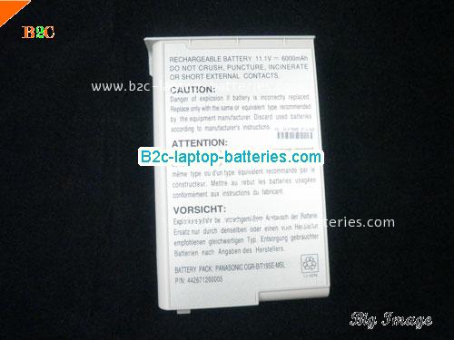  image 3 for Replacement  laptop battery for MEDIABOOK MediaBook 8170  Grey, 6600mAh 11.1V