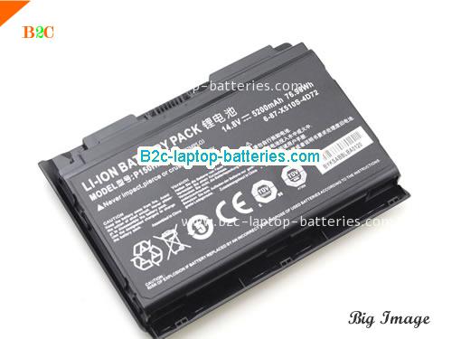  image 3 for P150HMBAT-8 Battery, $56.16, SAGER P150HMBAT-8 batteries Li-ion 14.8V 5200mAh, 76.96Wh  Black