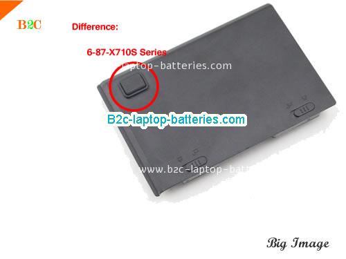  image 3 for 6-87-X710S-4272 Battery, $65.27, CLEVO 6-87-X710S-4272 batteries Li-ion 14.8V 5200mAh, 76.96Wh  Black