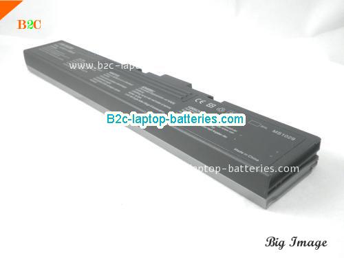  image 3 for MS-1034 Battery, $Coming soon!, MSI MS-1034 batteries Li-ion 14.4V 4400mAh 1 side Sliver and 1 side black