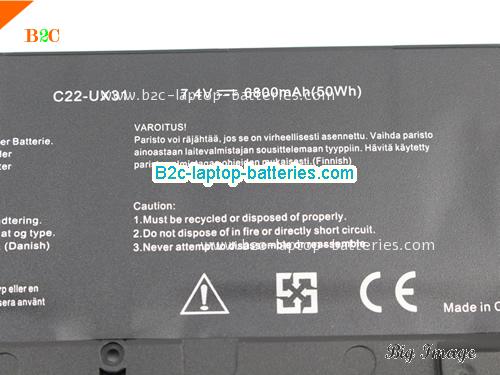  image 3 for UX31E-RY009V Battery, Laptop Batteries For ASUS UX31E-RY009V Laptop