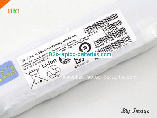  image 4 for Genuine IBM 271-00011 Battery NEX-900486 for Netapp N3600 7.2V 2300mAh, Li-ion Rechargeable Battery Packs