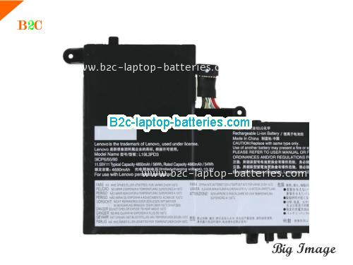  image 4 for Genuine Lenovo L19L3PD3 Battery 3ICP6/55/90 Li-Polymer 11.55v 56Wh, Li-ion Rechargeable Battery Packs