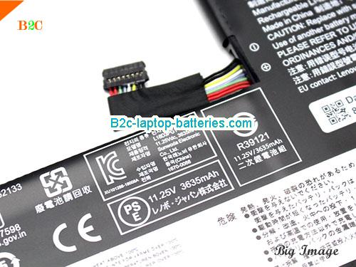  image 4 for Genuine L18D3PG1 Battery for Lenovo Laptop Li-Polymer 11.25v 42Wh, Li-ion Rechargeable Battery Packs