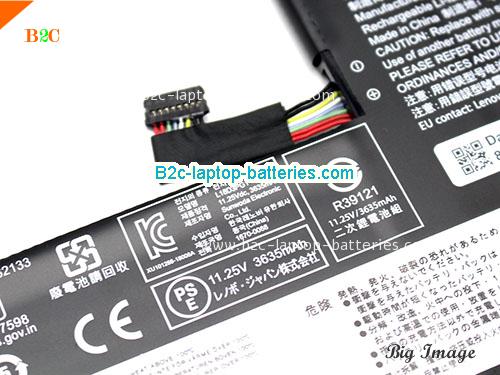  image 4 for Genuine L18D3PG1 Battery for Lenovo Laptop Li-Polymer 11.25v 42Wh, Li-ion Rechargeable Battery Packs