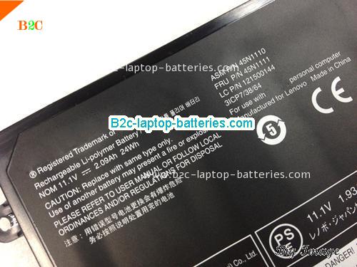  image 4 for 45N1108 Battery, $38.27, LENOVO 45N1108 batteries Li-ion 11.1V 2162mAh, 24Wh , 4.25Ah Black