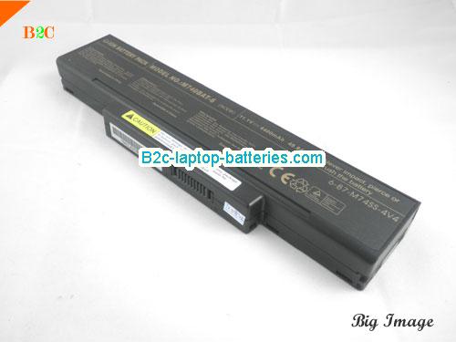  image 4 for M660BAT-6 Battery, $57.95, CLEVO M660BAT-6 batteries Li-ion 11.1V 4400mAh Black