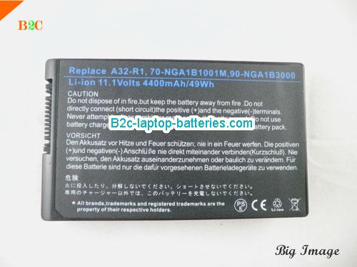  image 4 for ASUS A32-R1, 70-NGA1B1001M, 90-NGA1B3000 Replacement laptop battery, 4400mah, 6 cells, Li-ion Rechargeable Battery Packs
