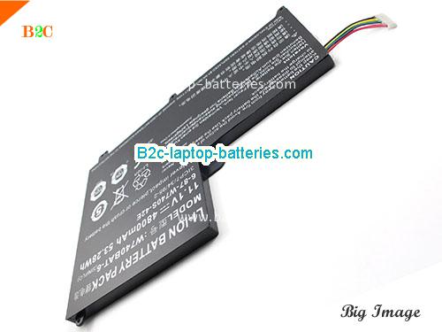  image 4 for 3ICP7/34/95-2 Battery, $47.15, CLEVO 3ICP7/34/95-2 batteries Li-ion 11.1V 4800mAh, 53.28Wh  Balck