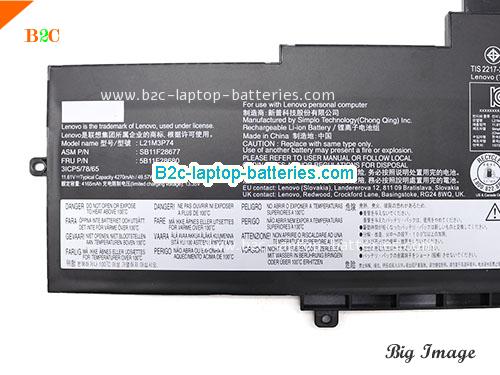  image 4 for ThinkPad X1 Nano Gen 2 21E80029RA Battery, Laptop Batteries For LENOVO ThinkPad X1 Nano Gen 2 21E80029RA Laptop