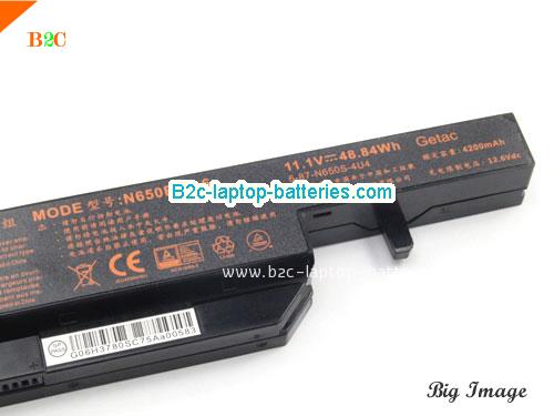  image 4 for 6-87-N650S-4UF1 Battery, $38.17, CLEVO 6-87-N650S-4UF1 batteries Li-ion 11.1V 4400mAh, 48.84Wh  