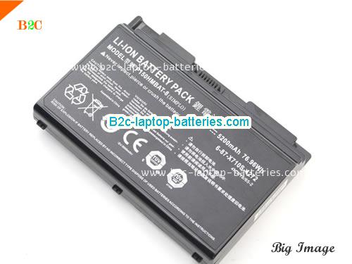  image 4 for 6-87-X710S-4J7 Battery, $65.27, CLEVO 6-87-X710S-4J7 batteries Li-ion 14.8V 5200mAh, 76.96Wh  Black