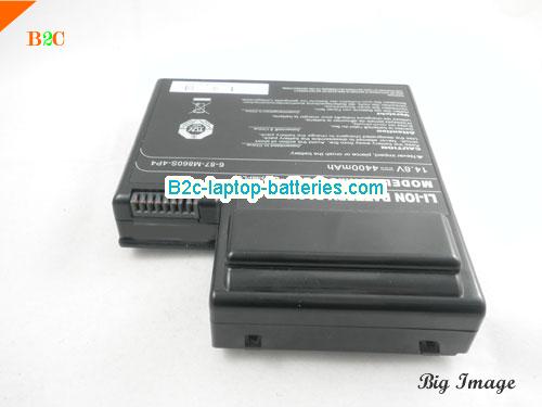  image 4 for 6-87-M860S-4P4 Battery, $88.96, CLEVO 6-87-M860S-4P4 batteries Li-ion 14.8V 4400mAh, 65.12Wh  Black