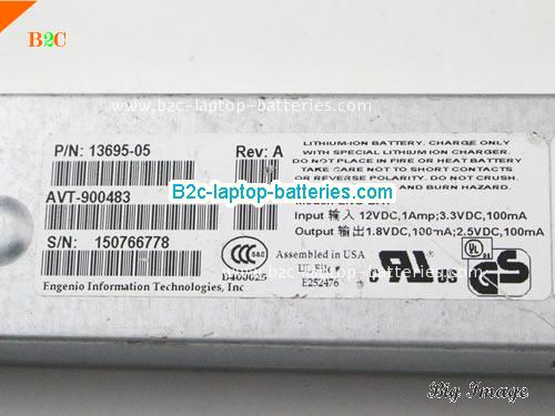  image 5 for Genuine IBM System Storage Battery 41Y0679 DS4200 DS4700 13695-05 13695-07 ENG-BAT Backup Unit 100mA 1.8V, Li-ion Rechargeable Battery Packs