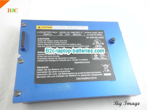  image 5 for Clevo D900TBAT-12 87-D9TAS-4D61 Battery for PortaNote D900 D900K series Laptop 6600mAh 12-Cell Blue, Li-ion Rechargeable Battery Packs