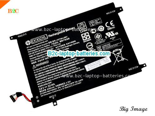  image 5 for 810749421 Battery, $38.96, HP 810749421 batteries Li-ion 3.8V 8390mAh, 33Wh  Black