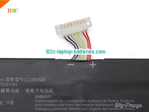  image 5 for Genuine Asus C31N1824 Battery Rechargeable for Chromebook Flip C434TA, Li-ion Rechargeable Battery Packs