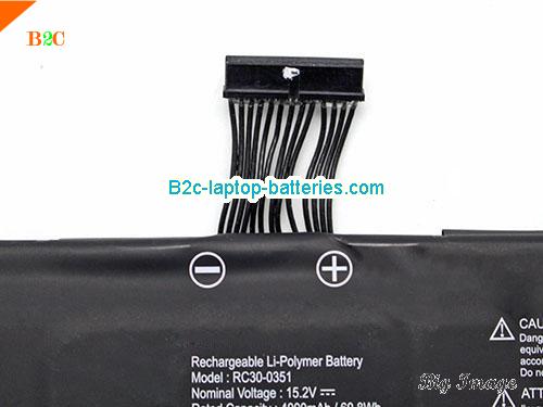  image 5 for Genuine RC30-0351 Battery RZ09-351 for Razer Blade 15 Base RZ09-0369x 15.2v 60.8Wh, Li-ion Rechargeable Battery Packs