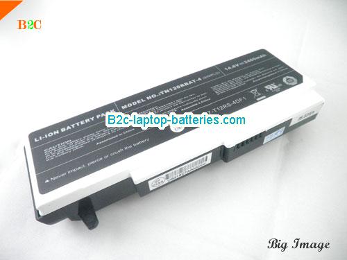  image 5 for 6-87-T121S-4UF Battery, $Coming soon!, CLEVO 6-87-T121S-4UF batteries Li-ion 14.8V 2400mAh Black and White