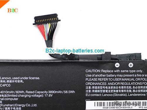  image 5 for Genuine Lenovo L19C4PC0 Battery 15.36v 4ICP4/62/100 60Wh, Li-ion Rechargeable Battery Packs