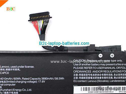  image 5 for Genuine Lenovo L19C4PC0 Battery 15.36v 4ICP4/62/100 60Wh, Li-ion Rechargeable Battery Packs