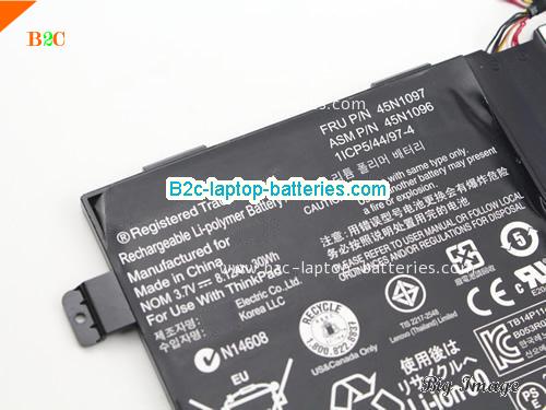  image 5 for Genuine 45N1096 45N1097 Battery for LENOVO IBM Tablet 2, Li-ion Rechargeable Battery Packs