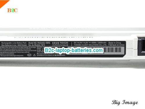  image 5 for P000697580 Battery, $48.95, TOSHIBA P000697580 batteries Li-ion 14.8V 2800mAh, 45Wh  White