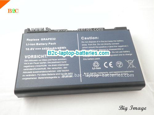  image 5 for BT.00604.011 Battery, $29.35, ACER BT.00604.011 batteries Li-ion 11.1V 5200mAh Black