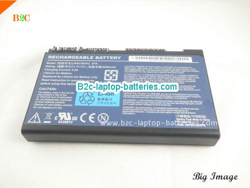  image 5 for BT.00605.025 Battery, $40.09, ACER BT.00605.025 batteries Li-ion 11.1V 4000mAh Black