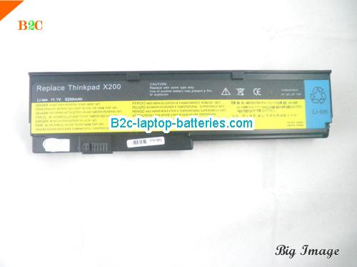  image 5 for Lenovo IBM FRU 42T4538 ASM 42T4539 Thinkpad X200 Replacement Laptop Battery, Li-ion Rechargeable Battery Packs