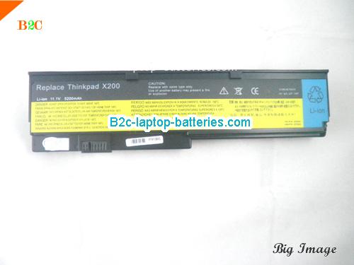  image 5 for Lenovo IBM FRU 42T4538 ASM 42T4539 Thinkpad X200 Replacement Laptop Battery, Li-ion Rechargeable Battery Packs