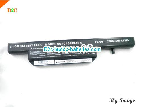  image 5 for 6-87-C480S-4G41 Battery, $53.35, CLEVO 6-87-C480S-4G41 batteries Li-ion 11.1V 5200mAh Black