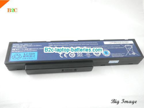  image 5 for SQU-712 Battery, $58.37, GATEWAY SQU-712 batteries Li-ion 11.1V 4400mAh Black