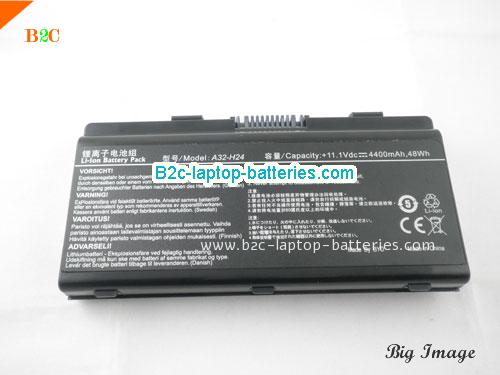  image 5 for Replacement  laptop battery for FOUNDER A32-H24 T410IU-T300AQ  Black, 4400mAh, 48Wh  11.1V