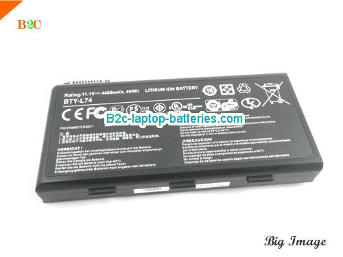  image 5 for GE700 Battery, Laptop Batteries For MSI GE700 Laptop