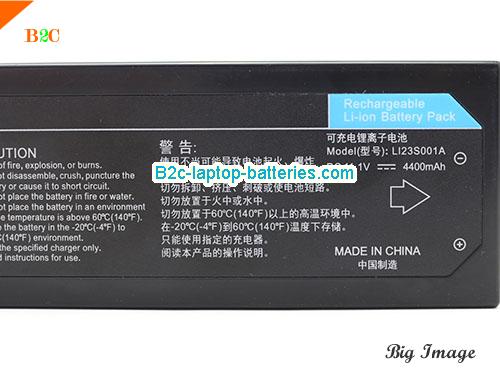  image 5 for RB-L114R4 Battery, $110.86, MINDRAY RB-L114R4 batteries Li-ion 11.1V 4400mAh, 48.84Wh  Black