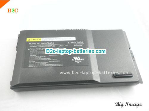  image 5 for 87-M45CS-4D4 Battery, $Coming soon!, CLEVO 87-M45CS-4D4 batteries Li-ion 11.1V 4400mAh Black