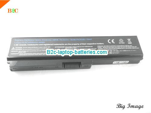  image 5 for PA3636U-1BAL Battery, $33.15, TOSHIBA PA3636U-1BAL batteries Li-ion 10.8V 5200mAh Black