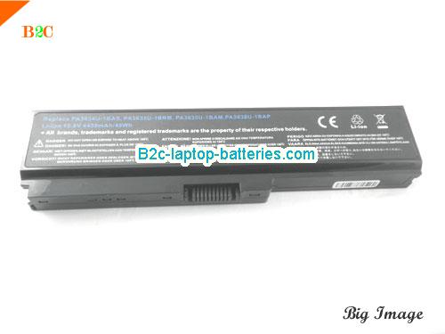  image 5 for PA3634U-1BRS Battery, $33.15, TOSHIBA PA3634U-1BRS batteries Li-ion 10.8V 5200mAh Black